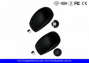 China Black Mini USB Receiver Silicone 2.4 Ghz Waterproof Wireless Mouse With Laser Pointer on sale
