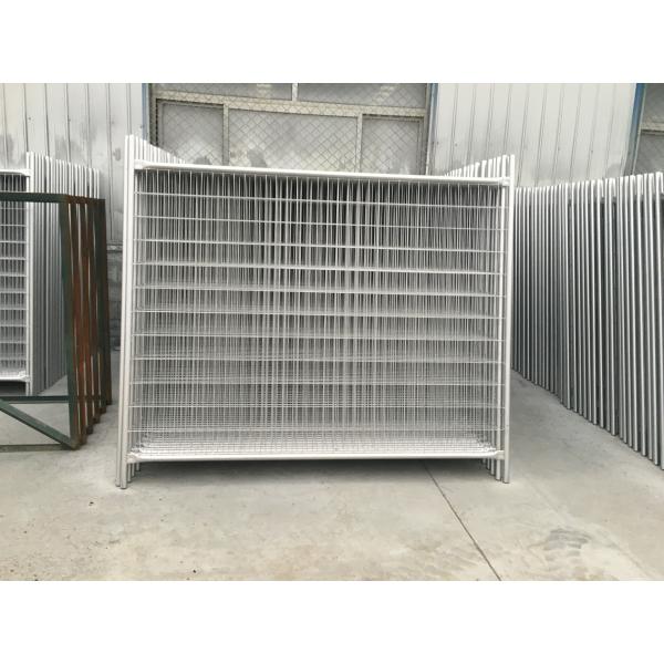 SYDNEY temporary fence panels 210cm height x 240cm width With orange RAL2009 color temp fence block free standing fence