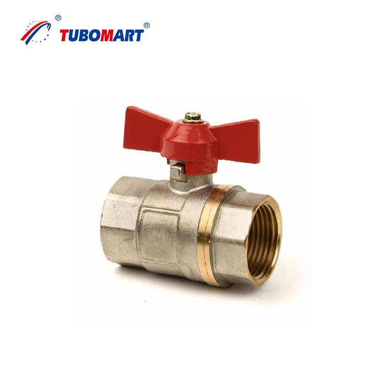 Customized Brass Gas Valve Thread BSP NPT Body Color Nickel Plated Or Brass
