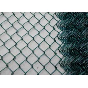 Green 5 Feet Chain Link Fence Mesh Galvanized Pvc Coated Wire