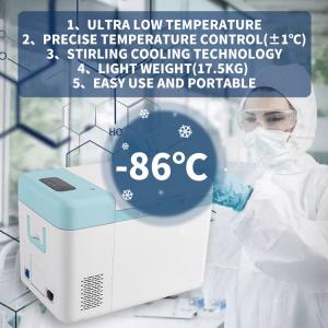 Free Piston Stirling Cooler Laboratory Portable Compact ULT Deep Freezer -86C