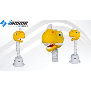 Coin Operated 9D Virtual Reality Simulator Movie Player Kids Dinosaur Head