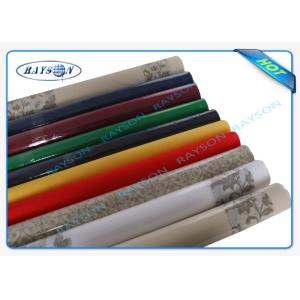 Environmental Friendly 45gr Small Roll Non Disposable Tablecloths With Printing