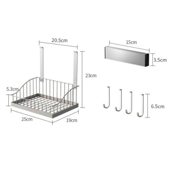 Quality Scratch - Proof Polished Hanging Kitchen Baskets Without Hole Punch wholesale