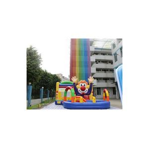 Cheap Commercial Grade Smiling Clown Inflatable Amusement Park For Children for sale