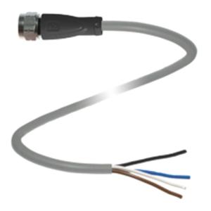 V1-G-2M-PVC Cable with A-Coded Coding and EN 60529 Degree of Protection by