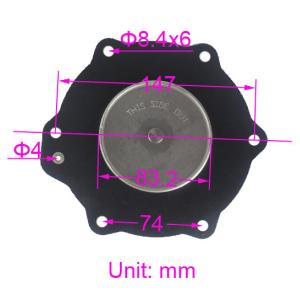 C113686 NBR VITON Diaphragm Maintenance Kit For SCG353A051 ASCO 2 1/2′′ Dust
