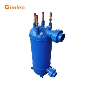 Titanium Tube PVC Shell Pool Heat Exchanger For Swimming Pool Heat Pump MHTA-15