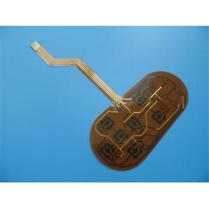 Polyimide FPC Keypad Connector Flexible2 layer FPC at 0.2mm thick
