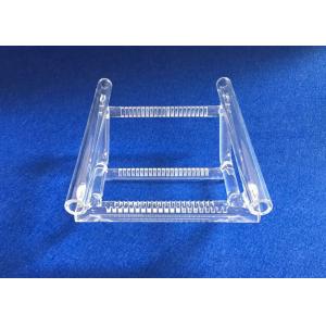 High Quality Customized Clear Quartz Boats Railboat for wafer