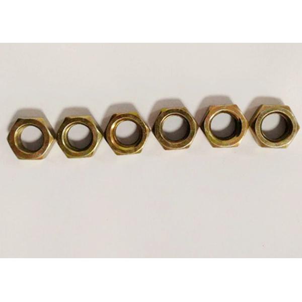 Quality 7.2mm Thickness M12 Hex Nut GB52 Standard With 1.5mm Pitch , Zinc Plated wholesale