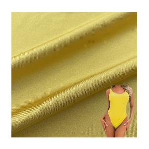 Cheap 4 Way Spandex Lycra Textured Swimwear Fabric Custom Shiny Waterproof for sale