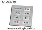 USB connection 8 Buttons keypad numeric customization layout vandal resistant