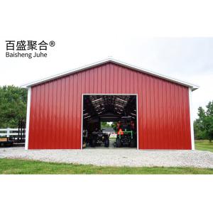 Section Column Light Steel Structure Frame Garage for Fully Assembled Car