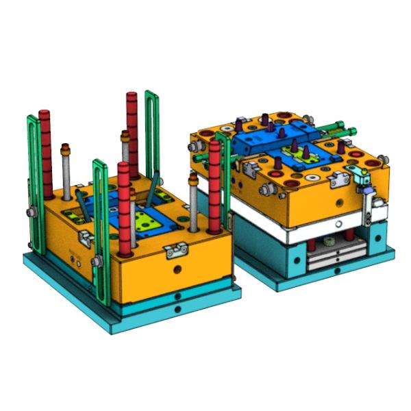 Transparent Cigarette Holder+Oil Tank (2+2) / Cold runner / Three-plates mold No.24501