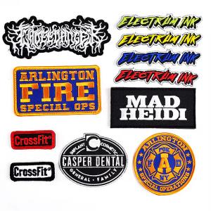Cheap Custom Embroidery Patches Iron On for Personalized Clothing Promotion for sale