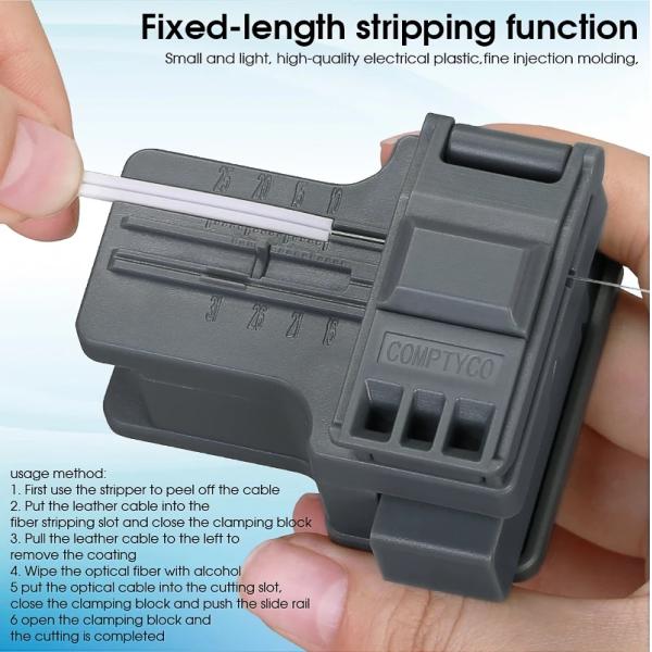 High Precision Mini AUA-X01 Fiber Optic Cutter Made in for Cold Splicing Applications