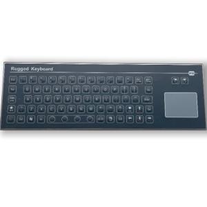 Customized Industrial Keyboard With TouchPad IP67 PET Explosion Proof Keyboard