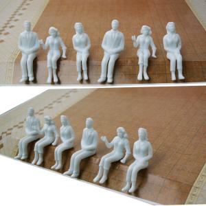 2017 new 1:30 6cm high Architectural Scale Model Figure White Figure Passenger