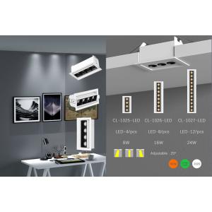 New Design Aluminum Adjustable LED integrated tracking light fixture adapter