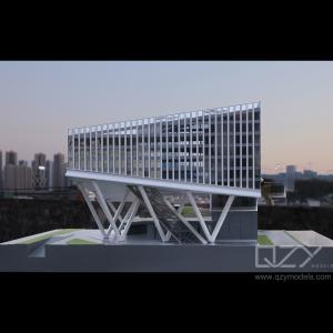 1:150 Scale 3D Print Architectural Model with Conceptual Minimalism Style and