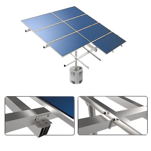 Adjustable Ground Mount Solar Rack Aluminum Alloy Support Tilting Rv Solar Panel Mounts