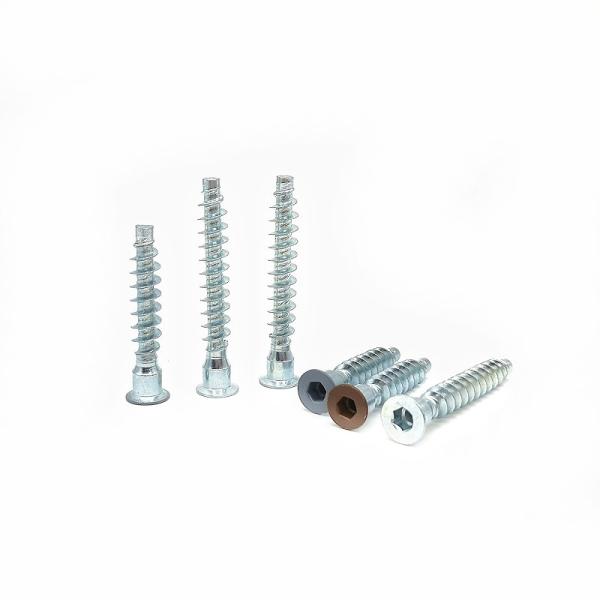 Quality Countersunk Hexagon Cross-Thread Screws Furniture Self-Tapping Straight-Trimming Wood Teeth wholesale