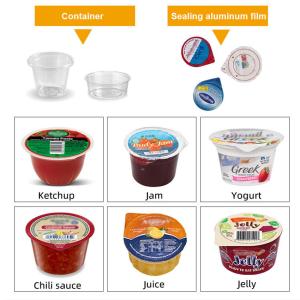 Double Head Chili Sauce Soy Sauce Filling Sealing Machine with Piston Pump