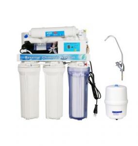 China Manual / Auto Flush Ro Reverse Osmosis Water Filter Home Water Treatment Systems on sale