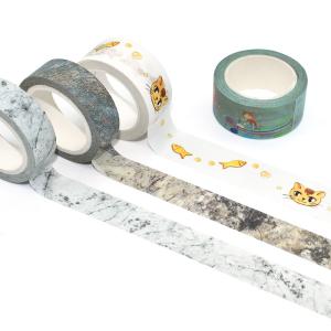 Custom Japanese Decorative Washi Tape Printed Masking Waterproof Washi Tape