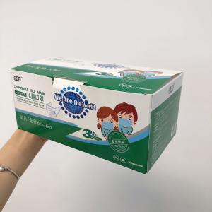 Cheap Toddler Disposable Non Woven Face Mask With Hidden Adjustable Nose Clip for sale