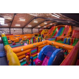 Bouncing Inflatable Toddler Playground , Fun City Playground Amusement Park