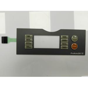 Custom Tactile Single Membrane Panel Switch Made PC Gloss Plastic Key