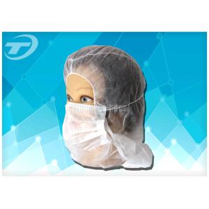 Disposable Nonwoven Astronaut Hat With 3ply Earloop Face Mask