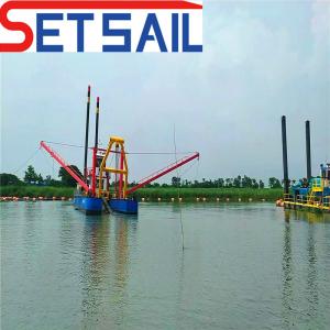 Cheap 137L Total Fuel Consumption 18 Inch Cutter Suction Sand Dredger with Weichai Diesel Engine for sale