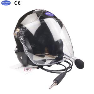 Powered paraglider helmet PPG helmet white Paramotor helmet 820g+/-50g EN966