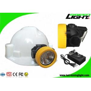 IP68 5000lux ABS Material Led Mining Headlamp 2.2Ah Battery With 15hrs Lighting Time