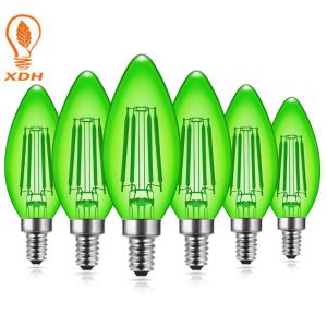 China Tiny Colored Edison Bulbs C35 E12 4W Vintage LED Candelabra Bulbs on sale