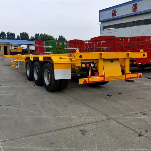 New Design 3 Axle Skeleton Container Chassis Semi Trailer 40ft Skeleton Semi Trailer