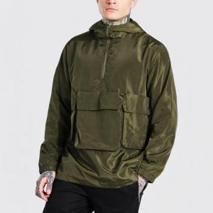 China Hip Hop Lightweight Windbreaker Jacket Custom Streetwear Men Hood Bomber Jacket on sale
