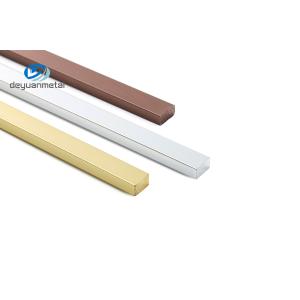 China 5mm Aluminium Flat Bar Alu 6063 160Mpa Tensile Strength Electrophoresis on sale