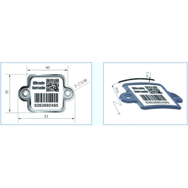 1900F Lpg Cylinder Barcode High Temperature Resistance