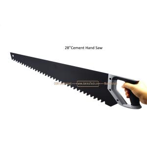 Cheap 28&quot;Cement Hand Saw,Carbon Steel,Tungsten Carbide Tip,Rubberized Handle,Cutting Cement,Concrete for sale