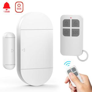 Peroptimist Door Windows Open Magnetic Security Sensor Pool Door Alarm Wireless
