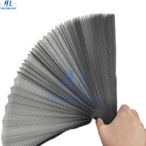 Yarn Diameter FB 0.28MM PE 0.19MM Customizable Folding Screen Mesh Suitable for