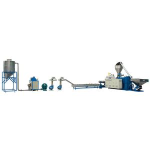 LD-SZ-65 PVC Conical Twin Plastic Recycling Equipment Screw Pelletizing Machine