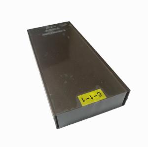 T5 Shiny Brown Powder Coated Aluminium Extrusions Corrosion Resistant