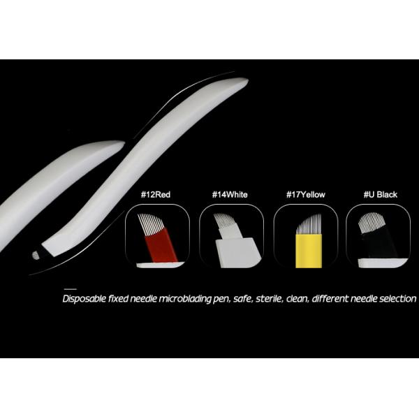 #18U Needle Attached Permanent Makeup Manual Tattoo Pen Disposable Microblading Tool