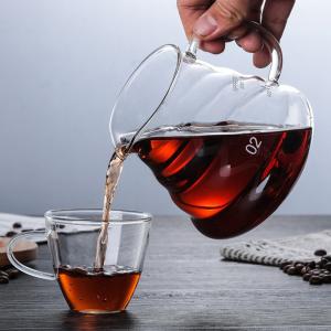 Handmade Essential Barista Tools Borosilicate Glass Coffee Maker With Glass