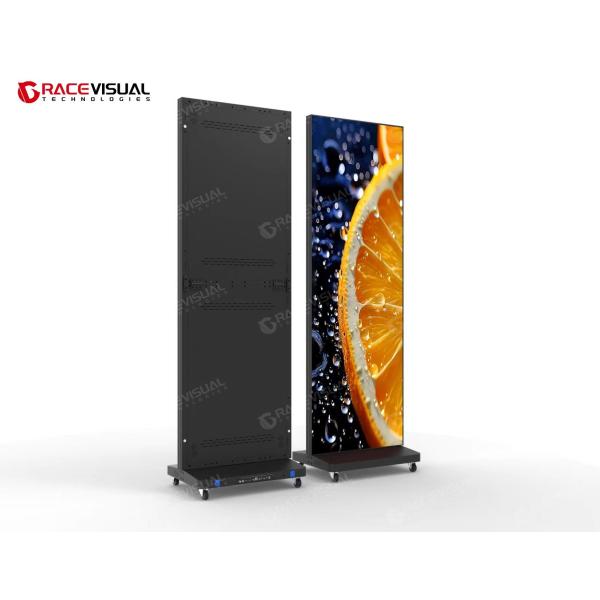 Quality Indoor Foldable Led Poster Screen Led Digital Display For Banner Portable Led Video Wall For Store wholesale